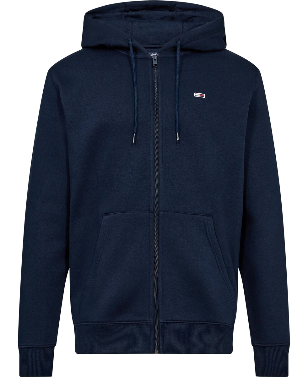 Navy Tommy Hilfiger TJM Flag Zip Thru til mænd