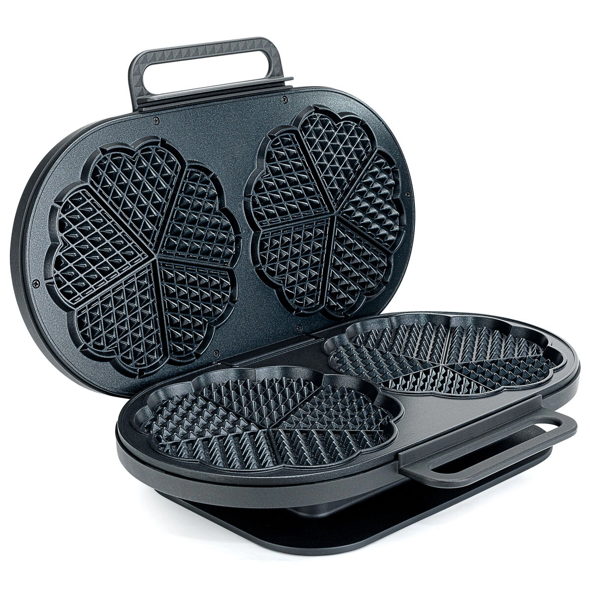 Wilfa Double Joy WM5DB-200P dobbelt vaffeljern i sort