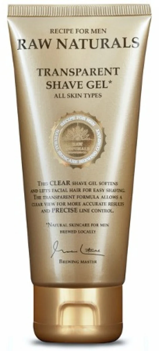 Raw Naturals Transparent Shaving Gel 100 ml