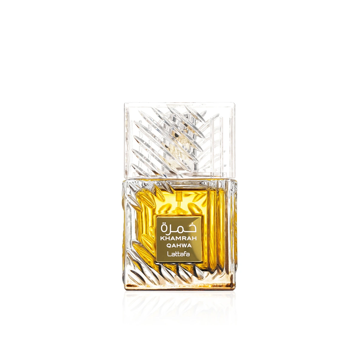 Lattafa Khamrah Qahwa Eau de Parfum flaske