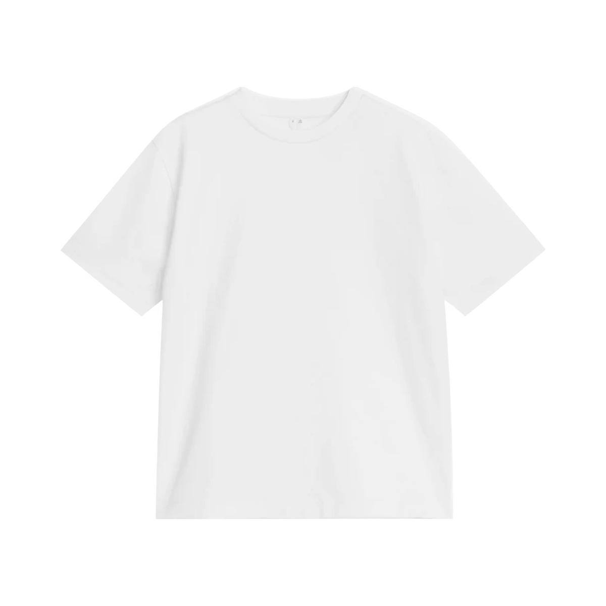 Hvid ARKET Boxy Interlock T-shirt