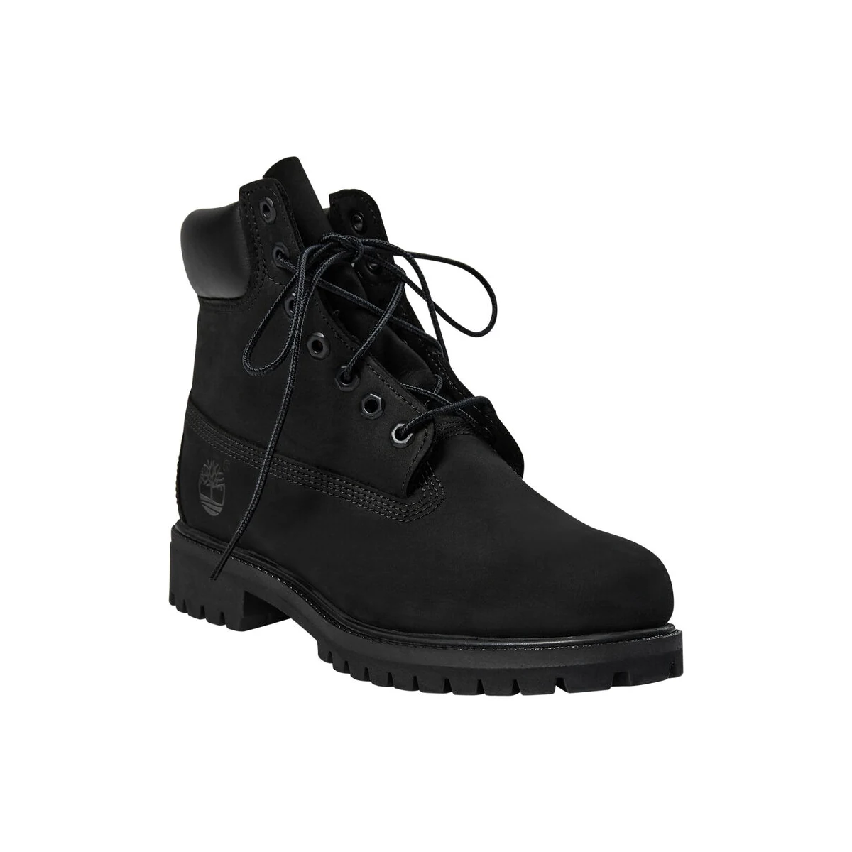 Sorte Timberland Premium 6 Inch snørestøvler i læder