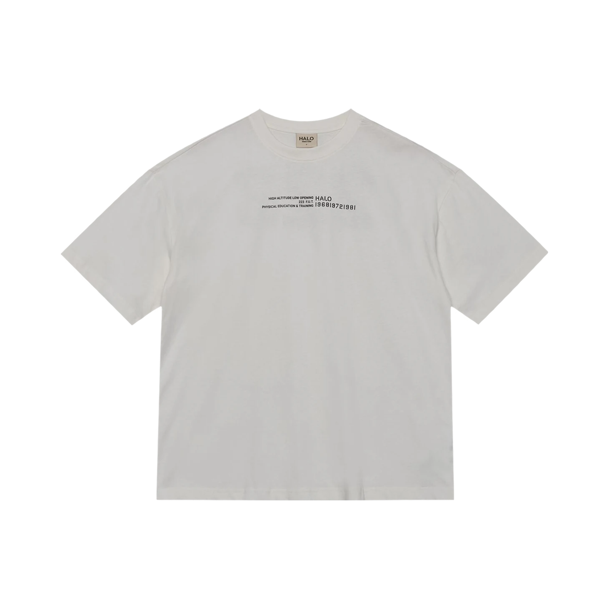 Marshmallowfarvet Newline HALO Graphic Boxy T-Shirt