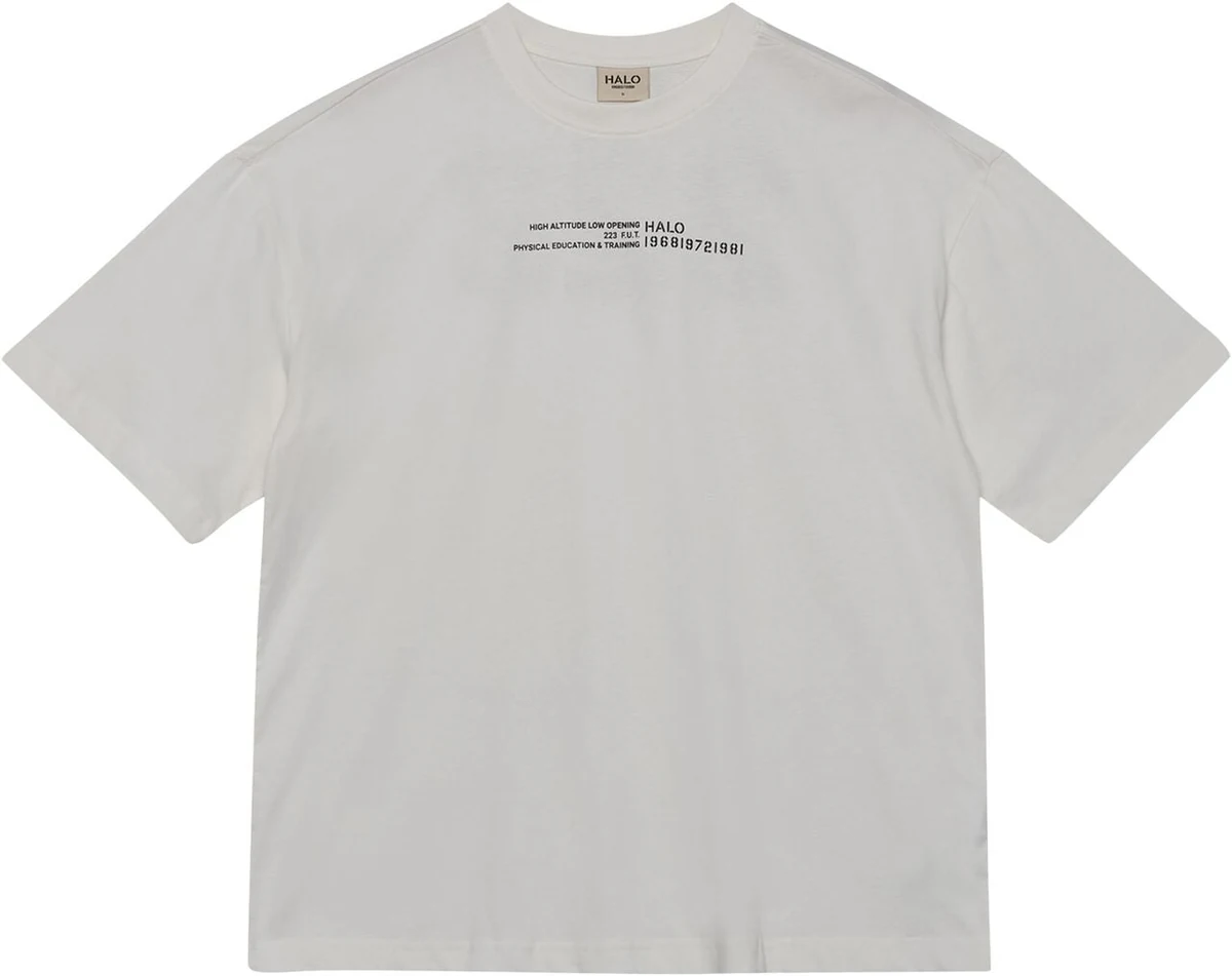 Marshmallowfarvet Newline HALO Graphic Boxy T-Shirt