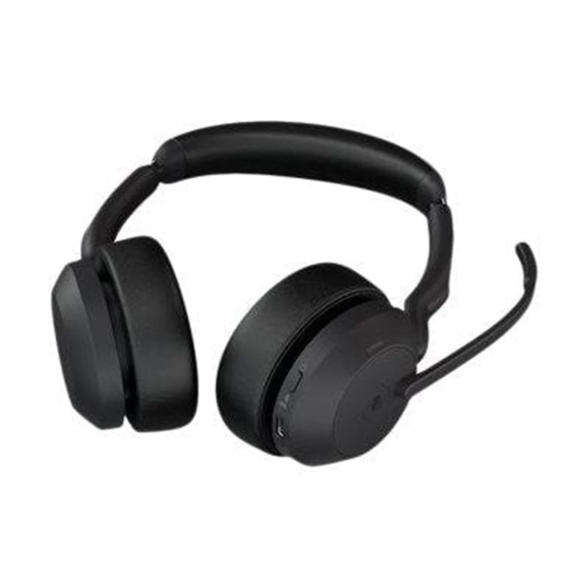 Jabra Evolve2 55 MS Stereo sort kontorheadset med bommikrofon