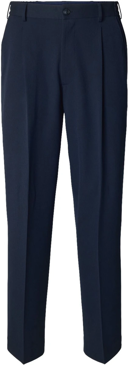 Løse navy habitbukser fra Selected