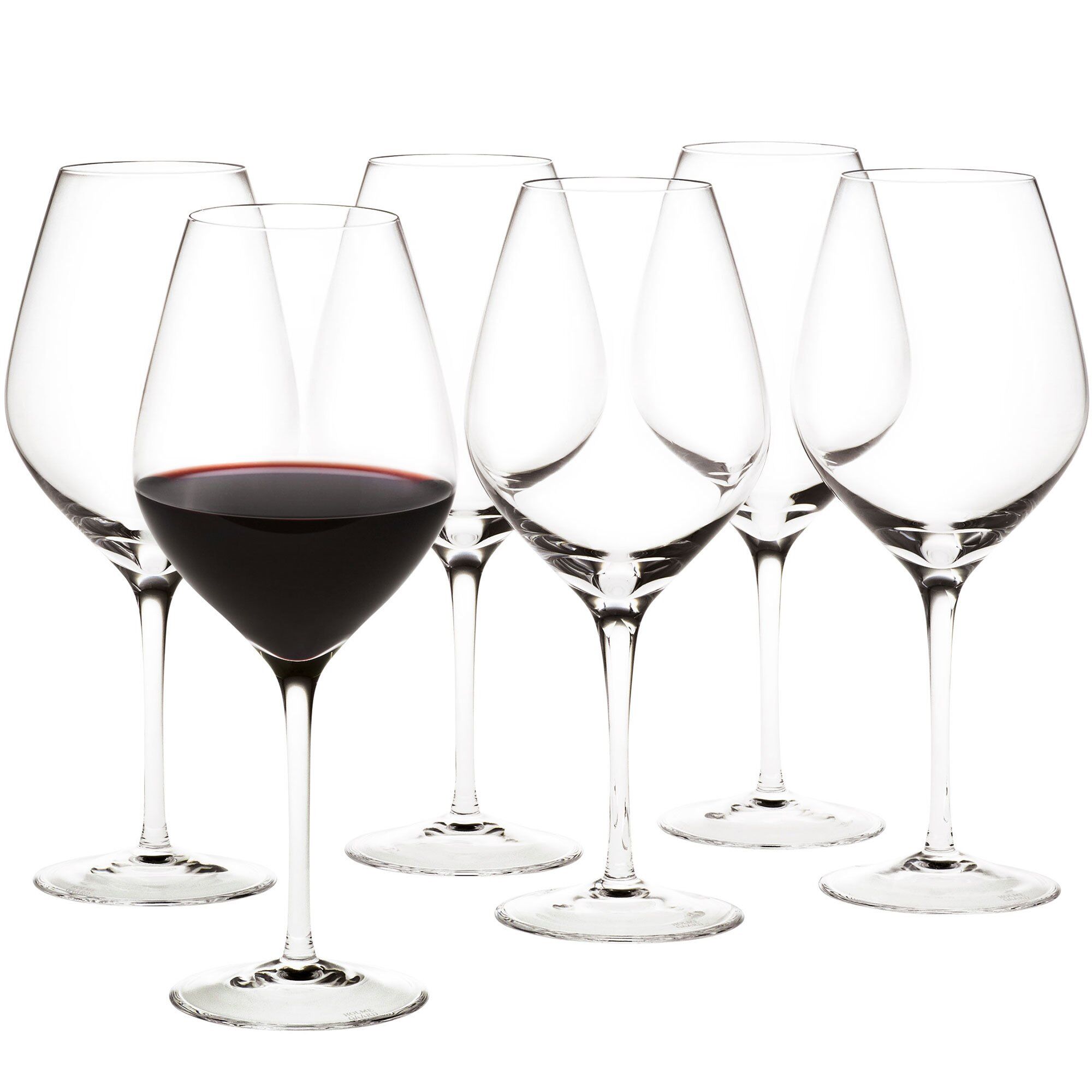 Holmegaard Cabernet rødvinsglas 52 cl 6-pak dansk designklassiker