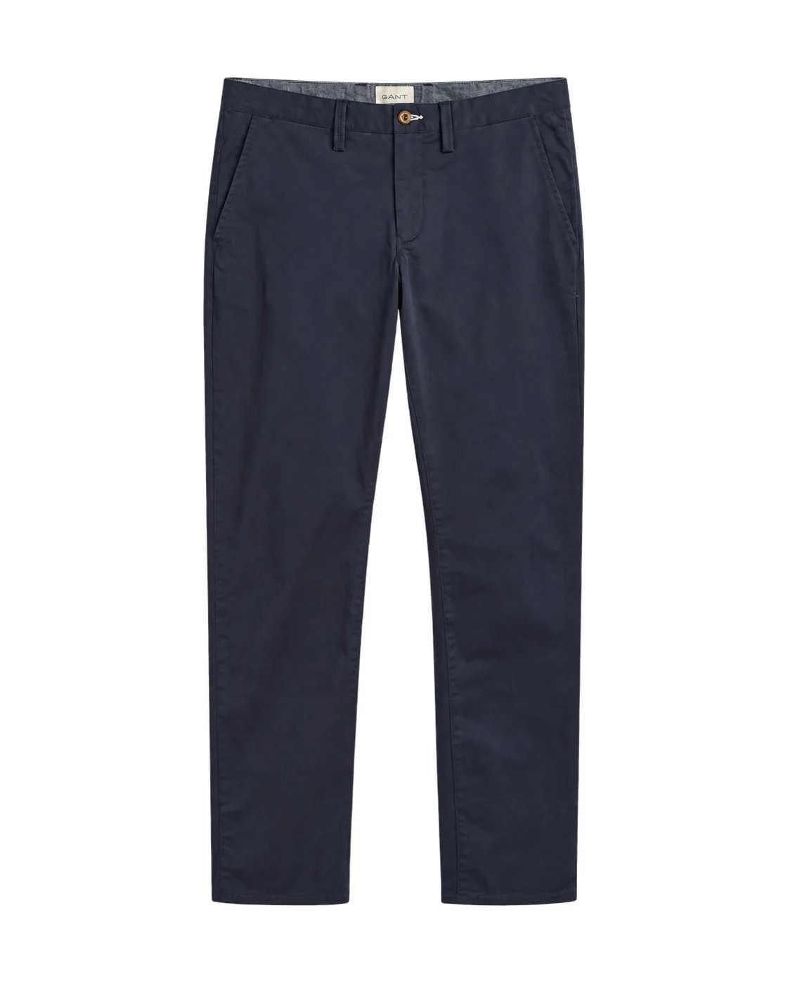 Marineblå GANT Slim Twill Chinos