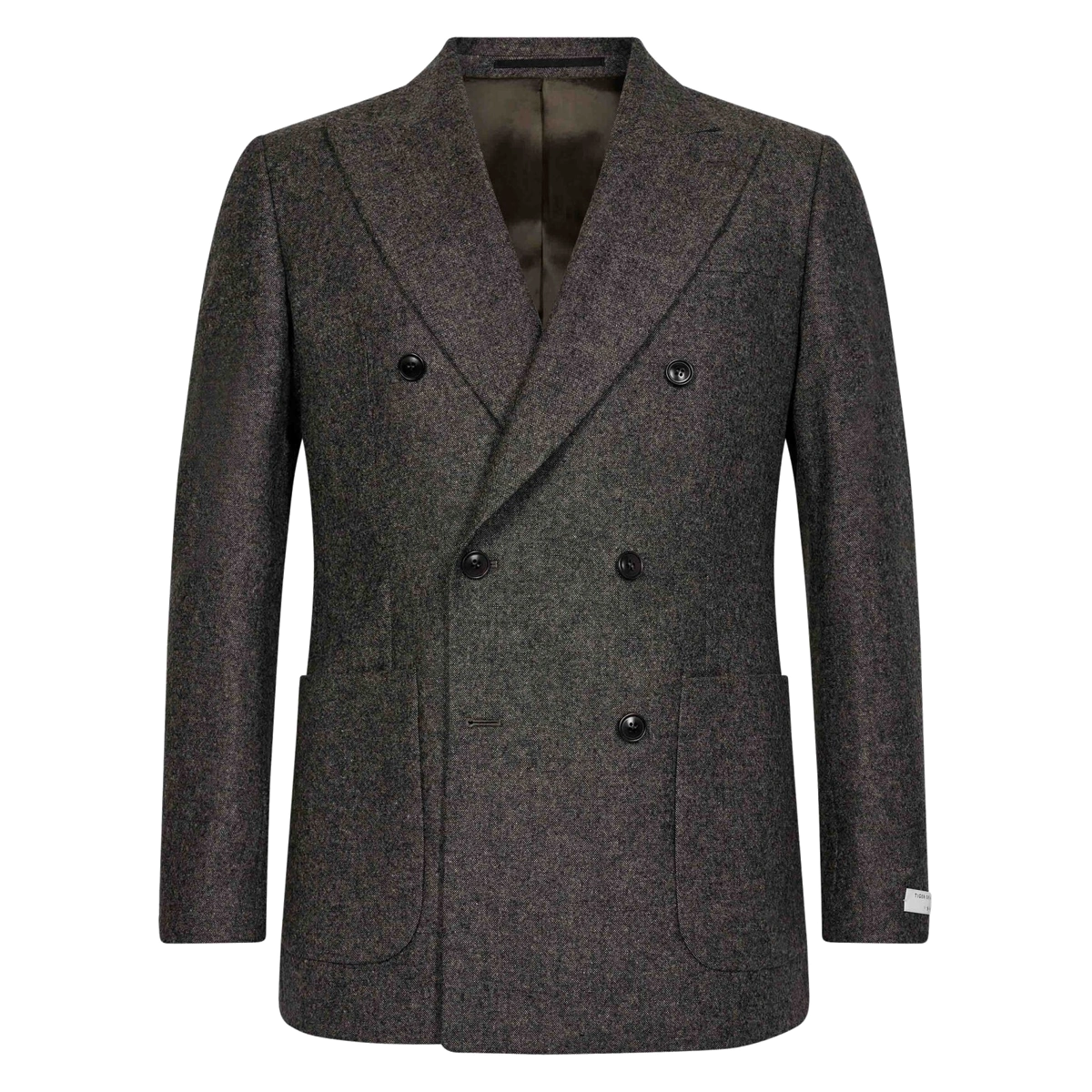 Brun dobbeltradet blazer fra Tiger of Sweden