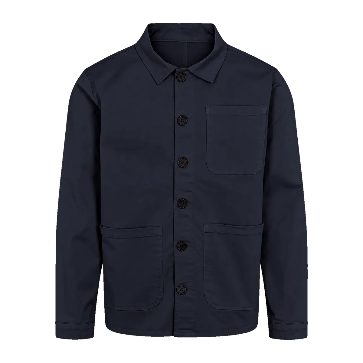 Marineblå workwear-jakke fra Colorful Standard