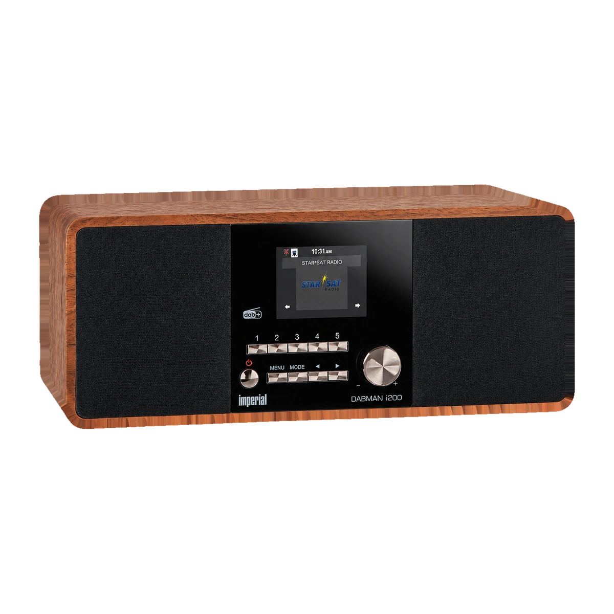 Imperial DABMAN i200 stereoradio i trælook
