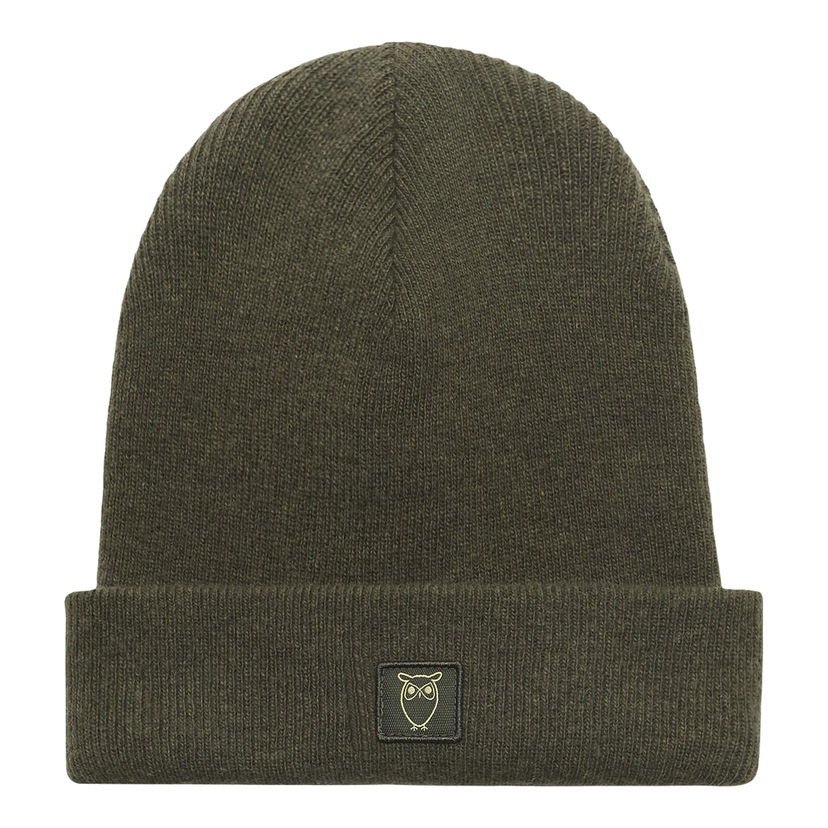Grøn uldhue fra Knowledge Cotton Apparel